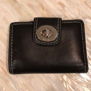 Coach Black Leather Wallet